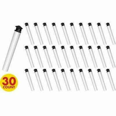 Ultimate Party Super Stores Mini White Graduation Bubble Wands 30ct