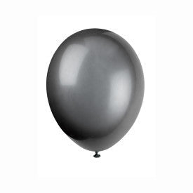 Unique BALLOONS 12&quot; Latex Balloons, 50ct - Phantom Black