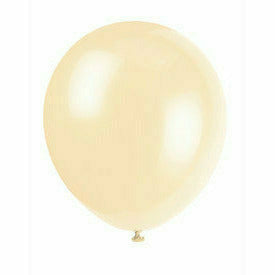 Unique Industries BALLOONS 12&quot; Latex Balloons, 10ct - Ivory