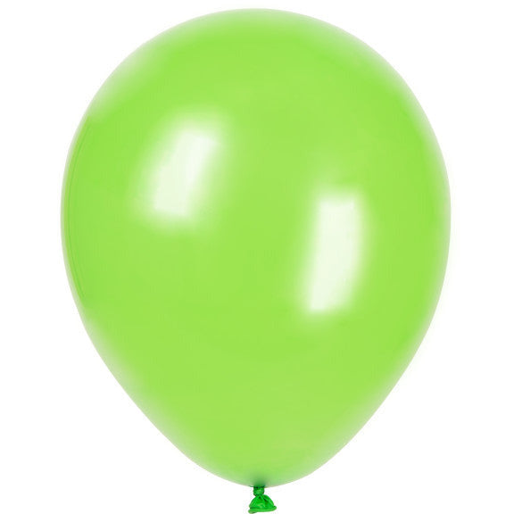 Unique Industries BALLOONS 12&quot; Latex Balloons, 72ct - Lime Green