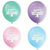 Unique Industries BALLOONS Pastel Birthday Cake 12" Latex Balloons, 8ct