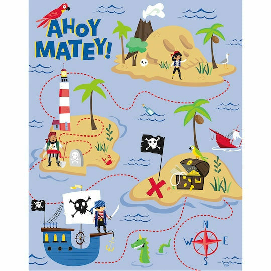 Unique Industries BIRTHDAY: JUVENILE Ahoy Pirate Party Game