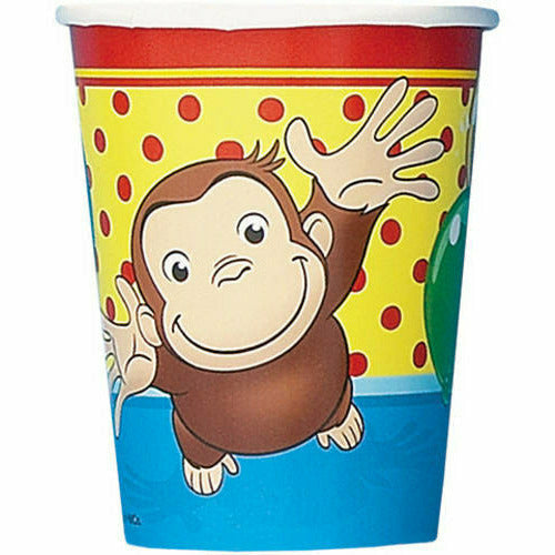 Unique Industries BIRTHDAY: JUVENILE Curious George Paper Cups