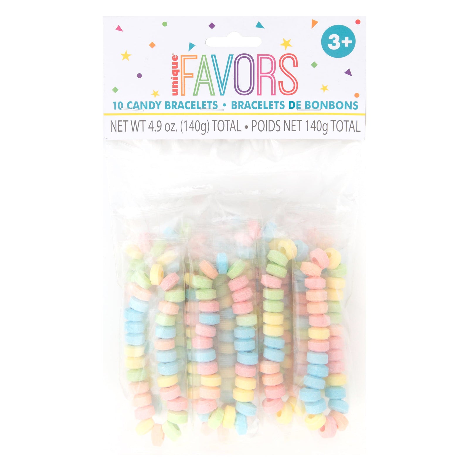 Unique Industries CANDY Candy Bracelet Party Favors