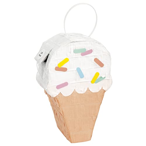 Unique Industries DECORATIONS Mini Ice Cream Pinata Favor Decoration