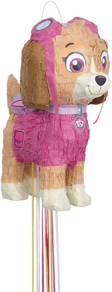 Unique Industries PINATAS Skye Paw Patrol 3D Pull String Pinata