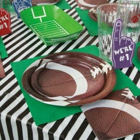 Unique Industries THEME: SPORTS Football Party Round 7&quot; Dessert Plates, 8ct