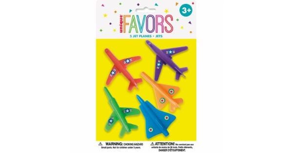 Unique Industries TOYS Plastic Jet Plane Party Favors