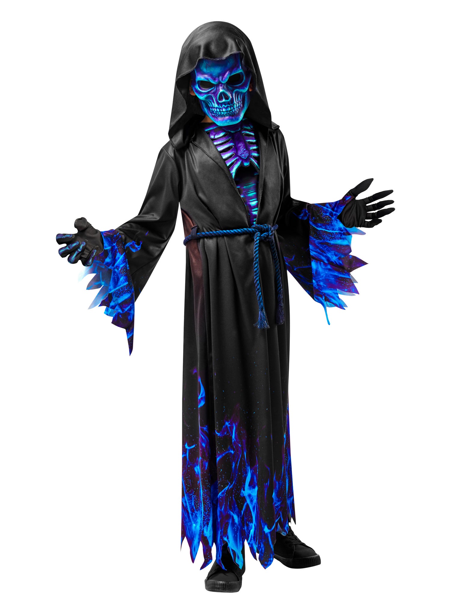 Blue Reaper Kids Costume