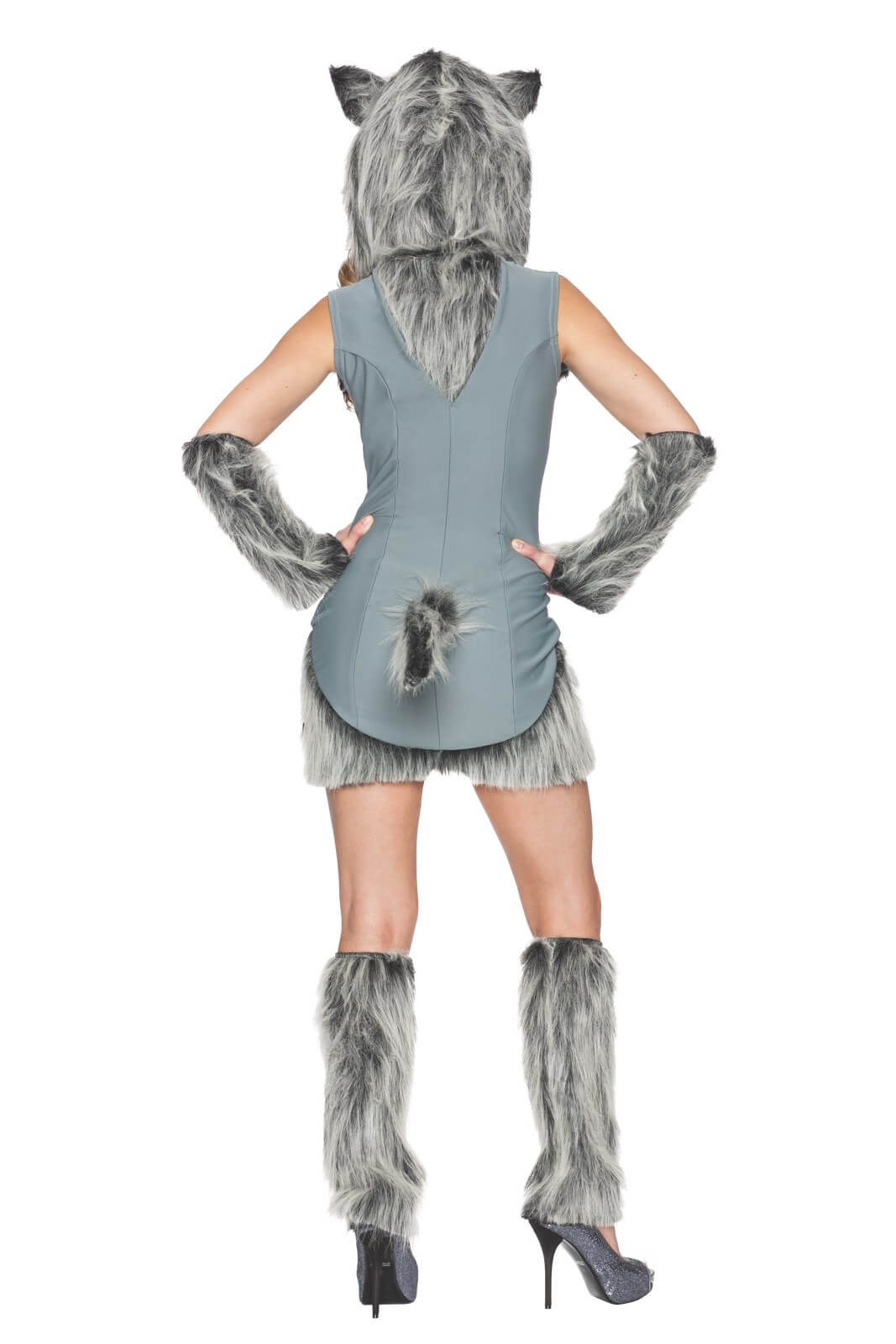 Womens Grey Wolf Costume