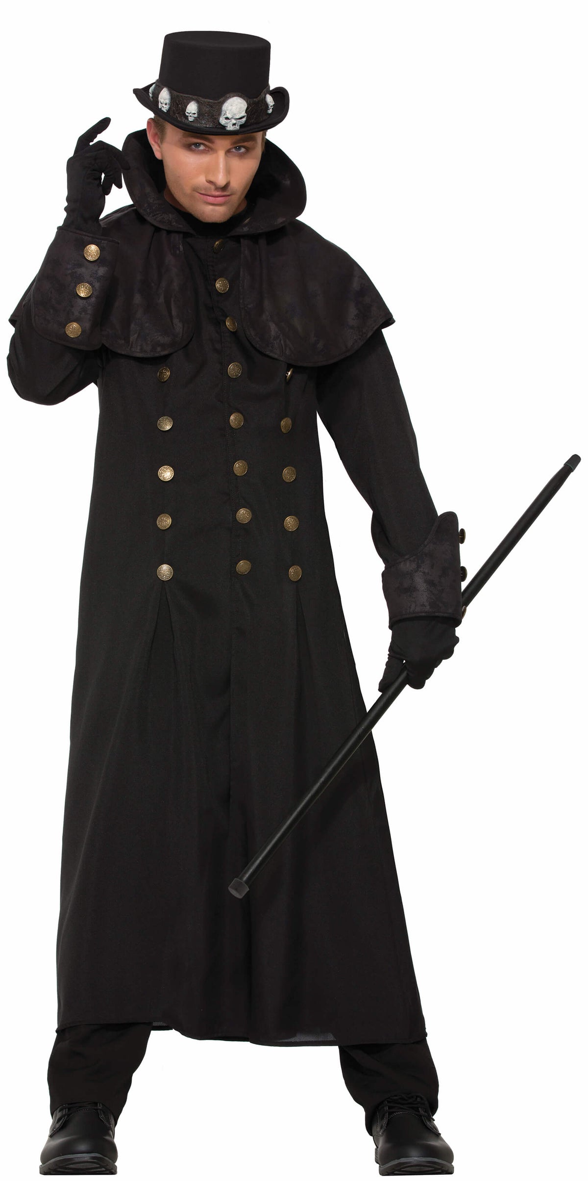 Mens Warlock Coat Costume