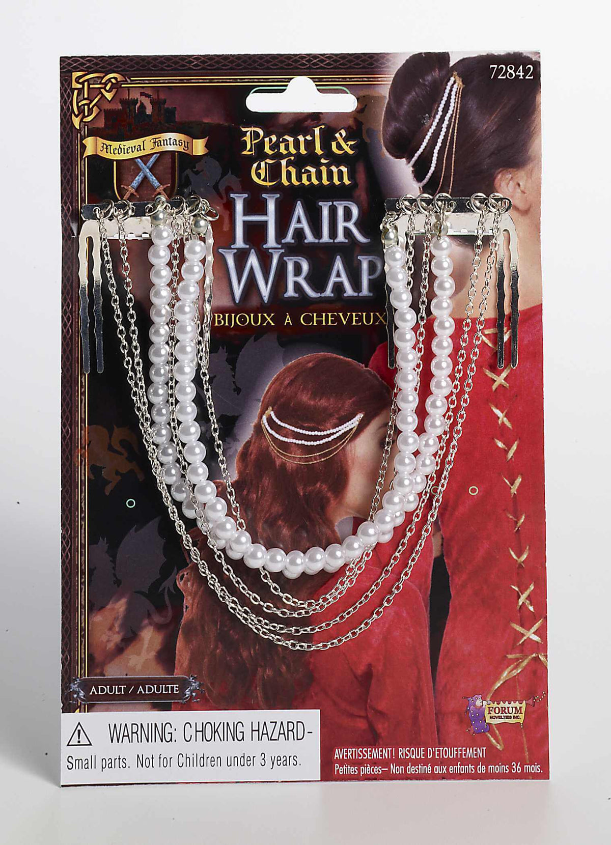 Pearl &amp; Chain Hairwrap