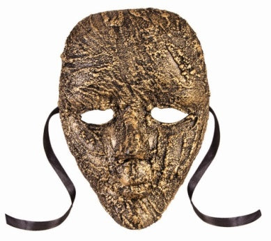 Textured Face Mask Gold