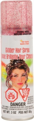 Glitter Hair Spray - Red