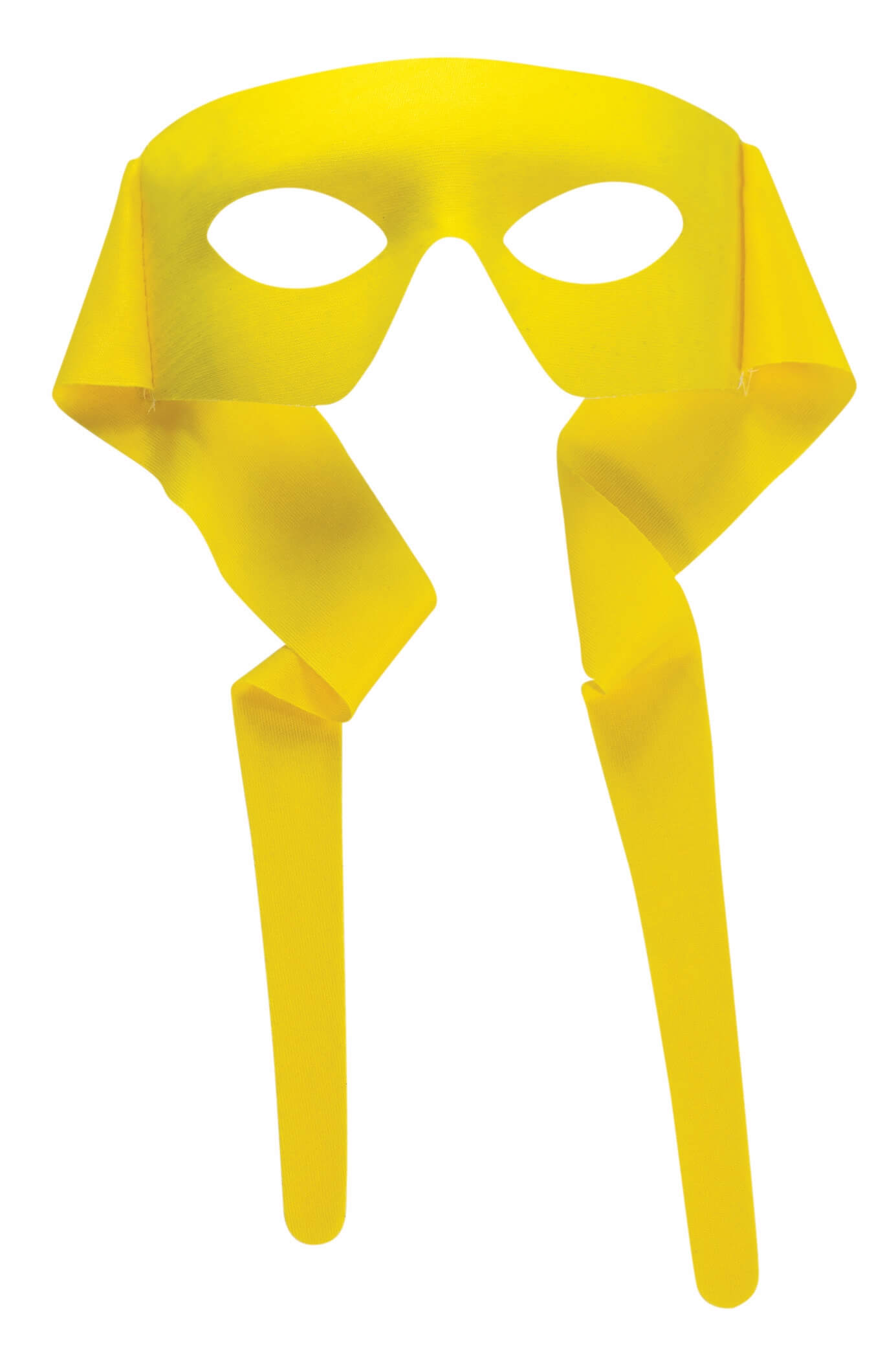 Masked Man Mask With Ties Yellow