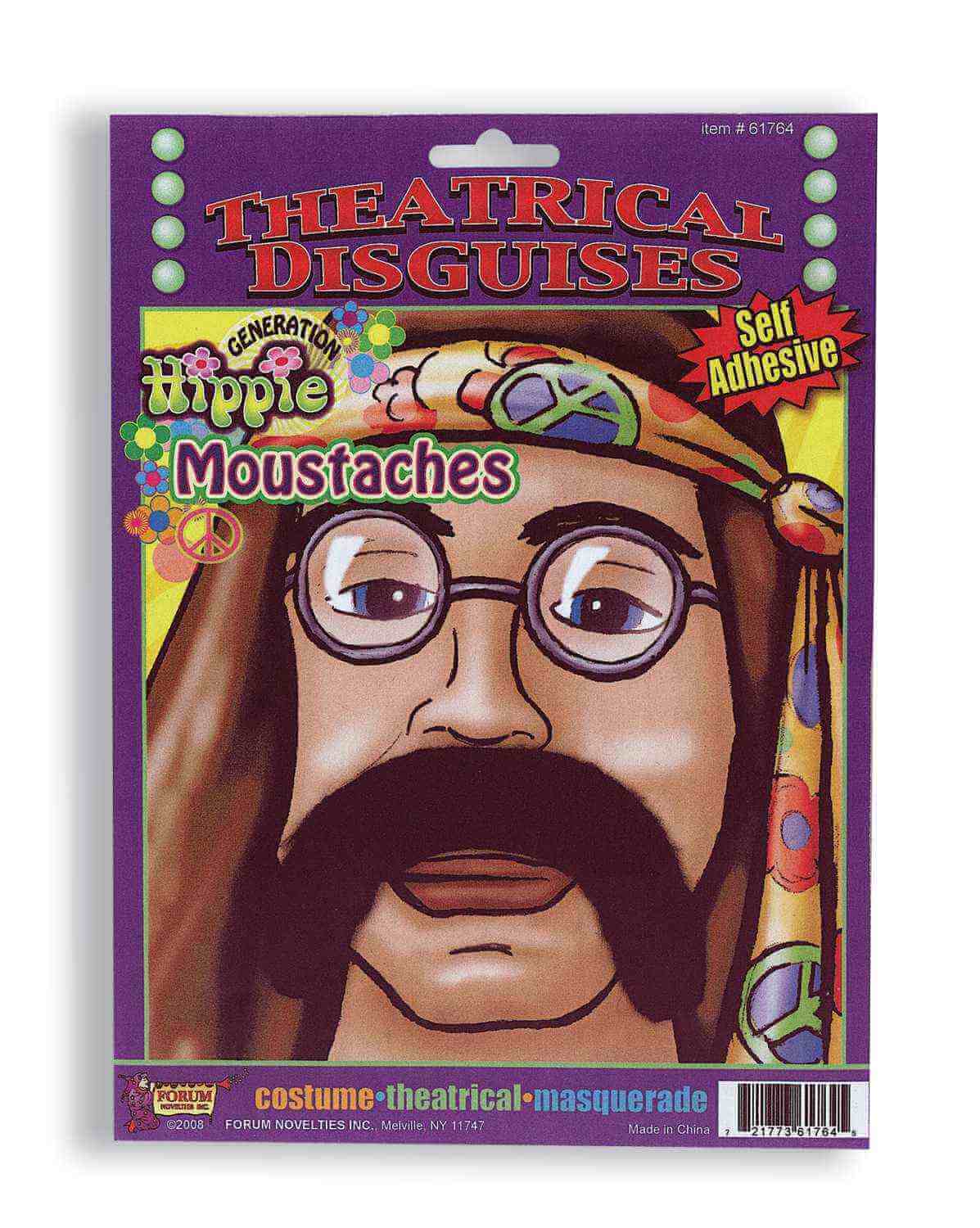 Hippie Moustache Black