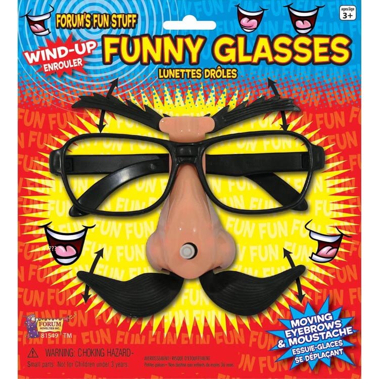 Wind Up Funny Glasses