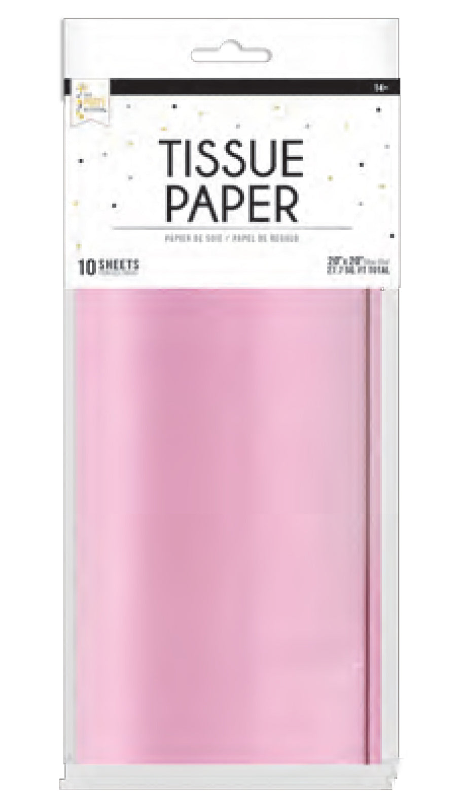 Tissue 10 Pack-20inX20in-Pink