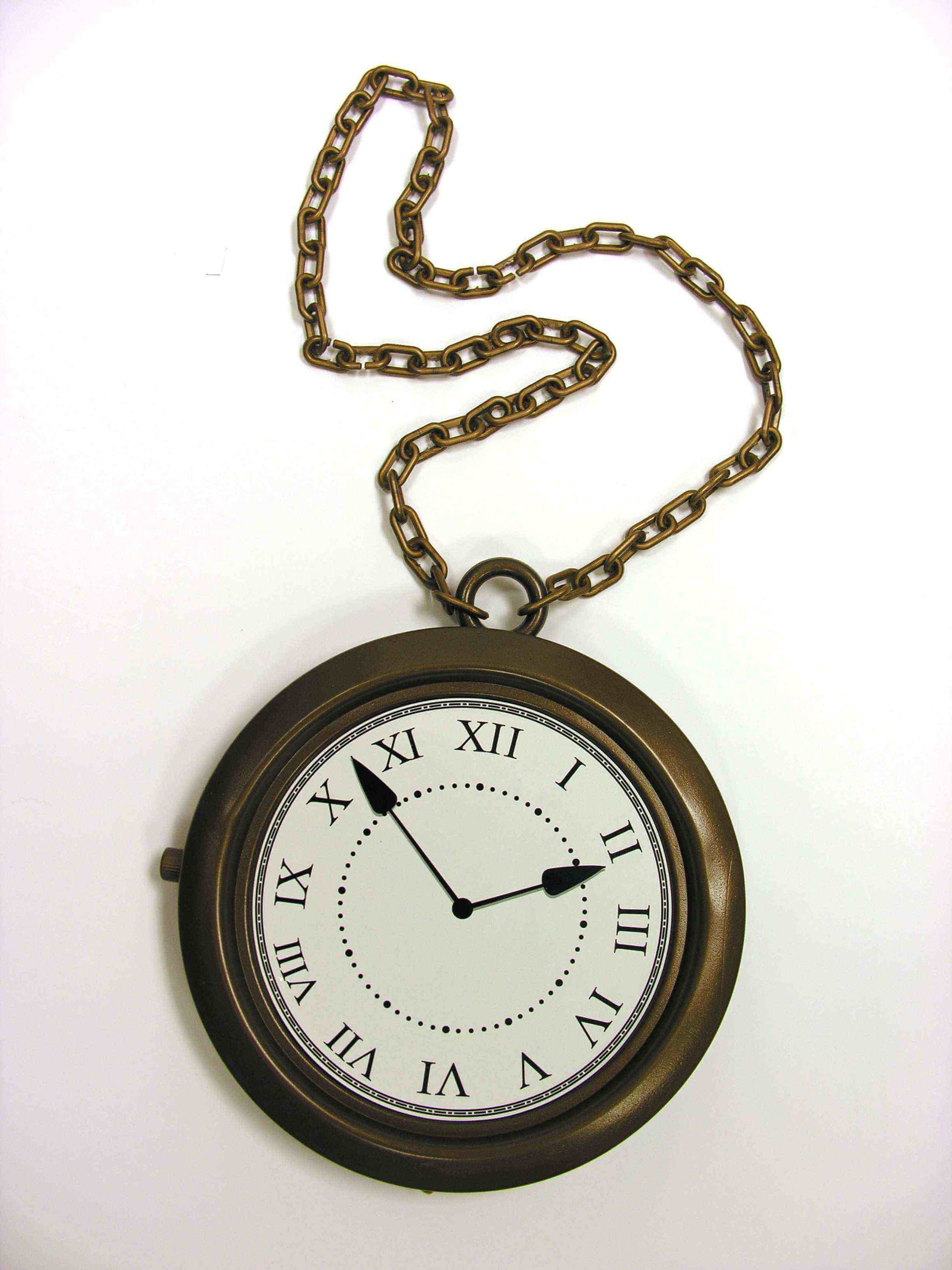 Rapper's Clock Necklace