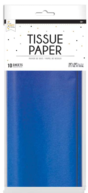 Tissue 10 Pack-20inX20in-Royal