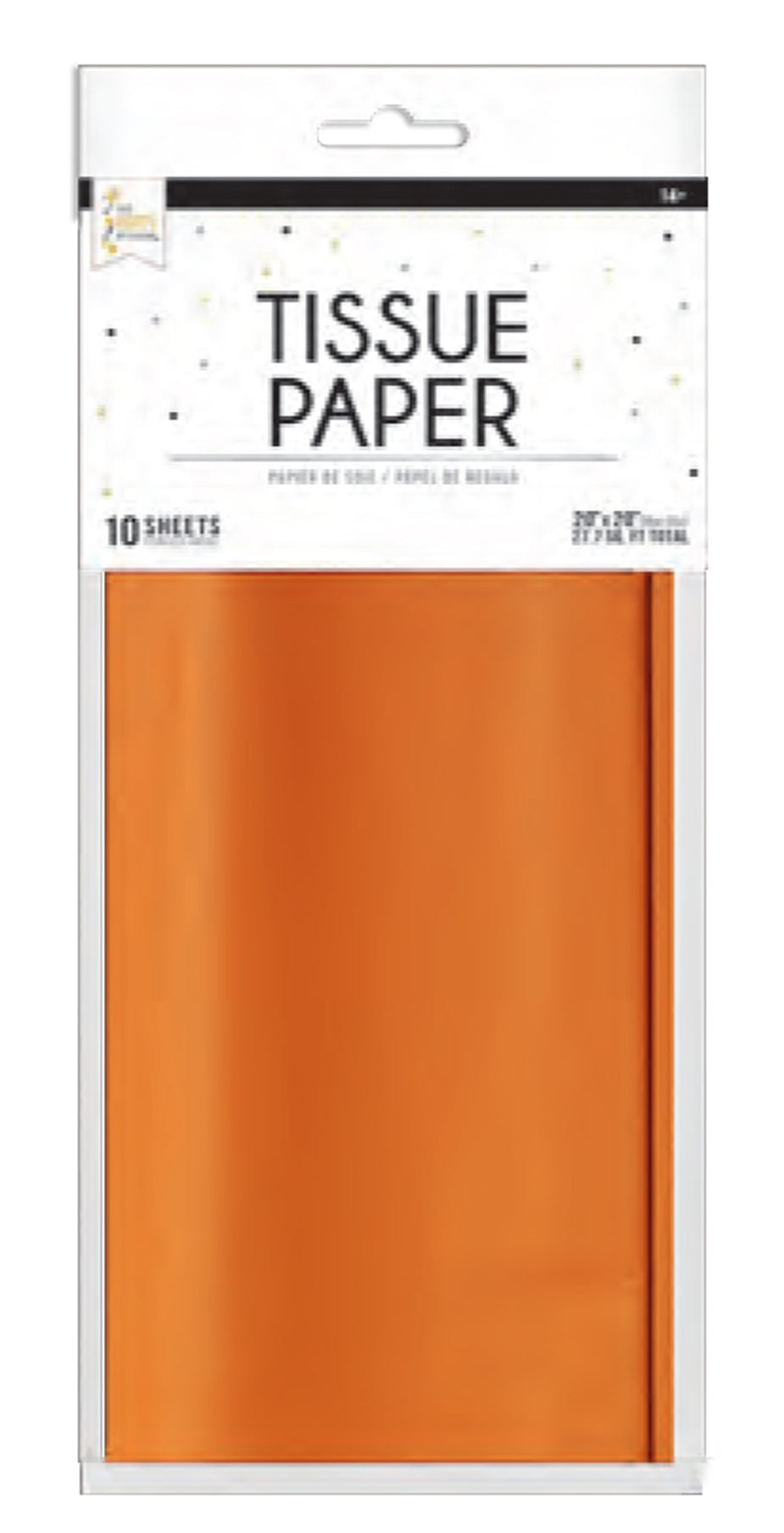 Tissue 10 Pack 20inx20in-Bright Orange