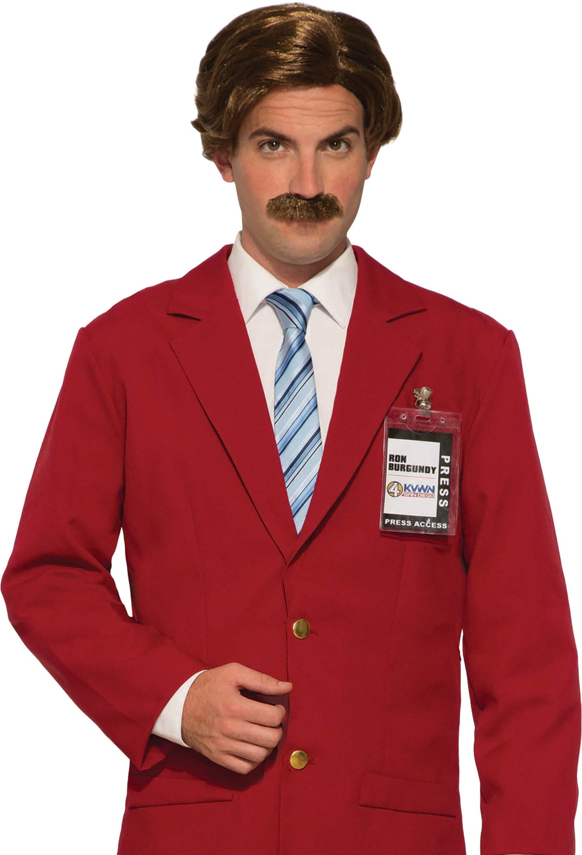 Ron Burgundy Wig and Moustache