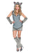 Womens Grey Wolf Costume