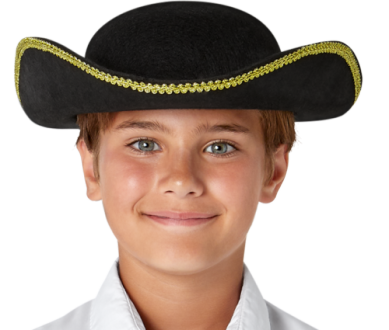 Deluxe Child Tricorner Hat