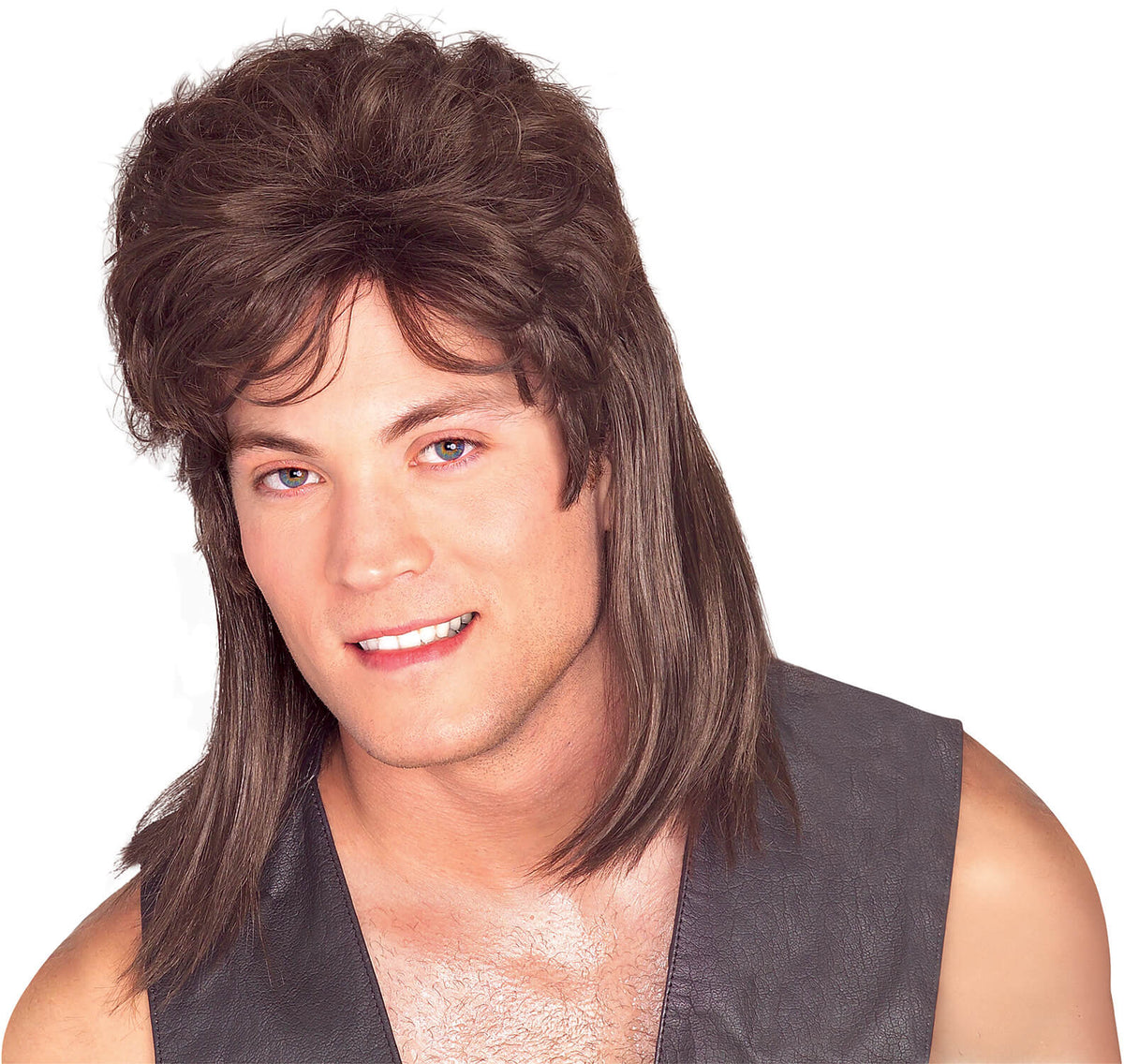 Mullet Wig Brown