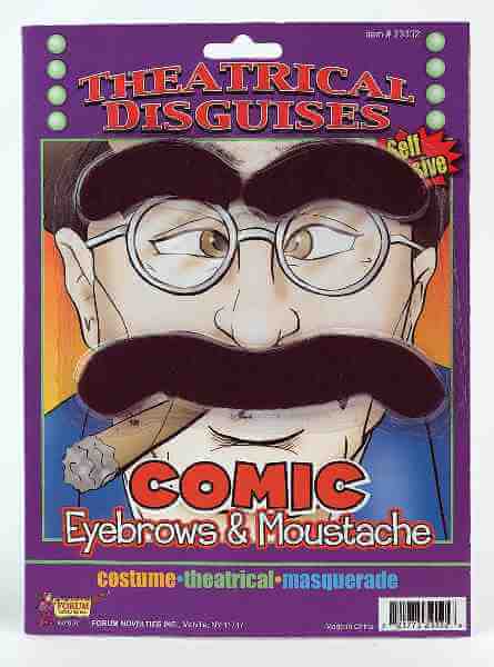 Comic Eyebrows &amp; Moustache