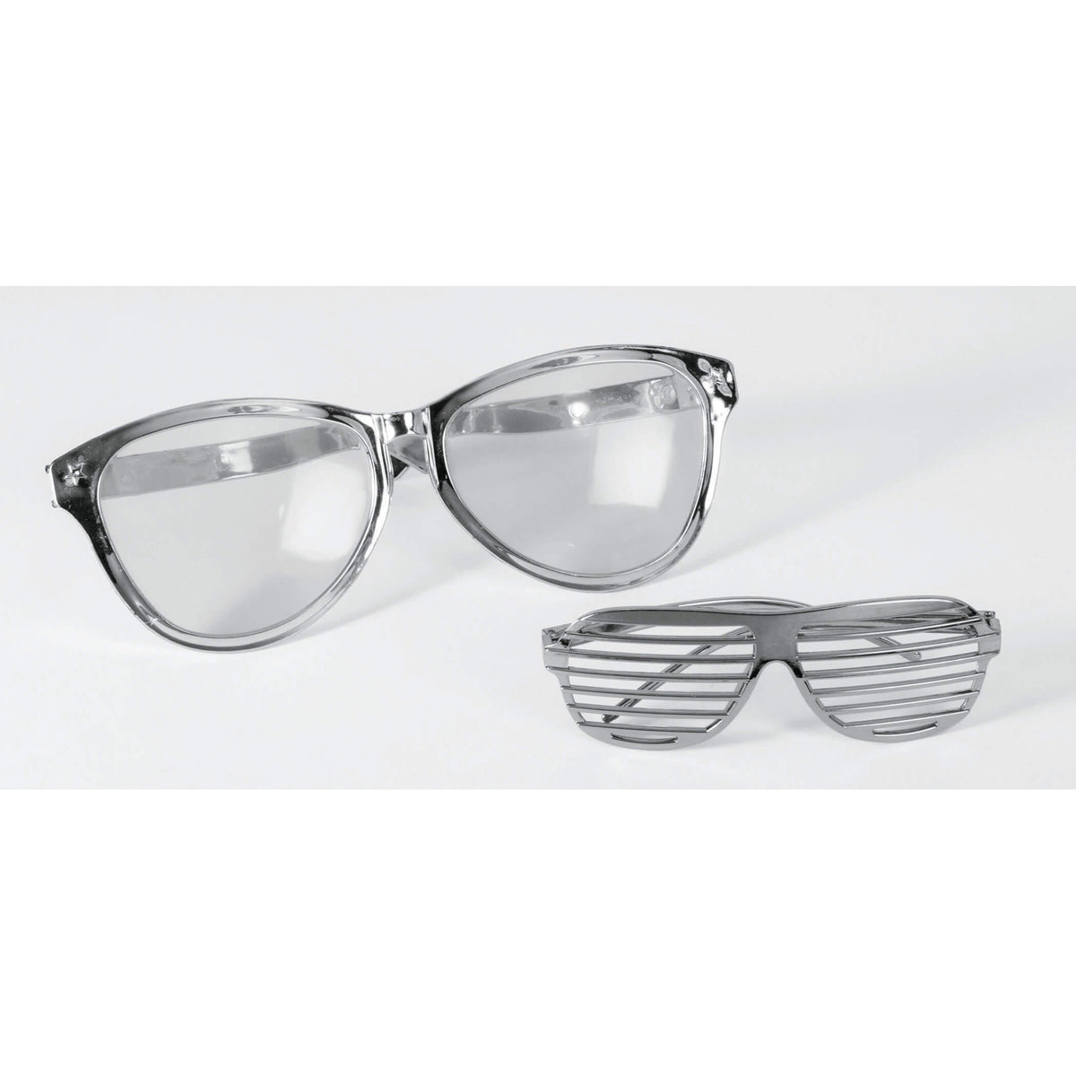 Color Line-Jumbo Glasses-Silver