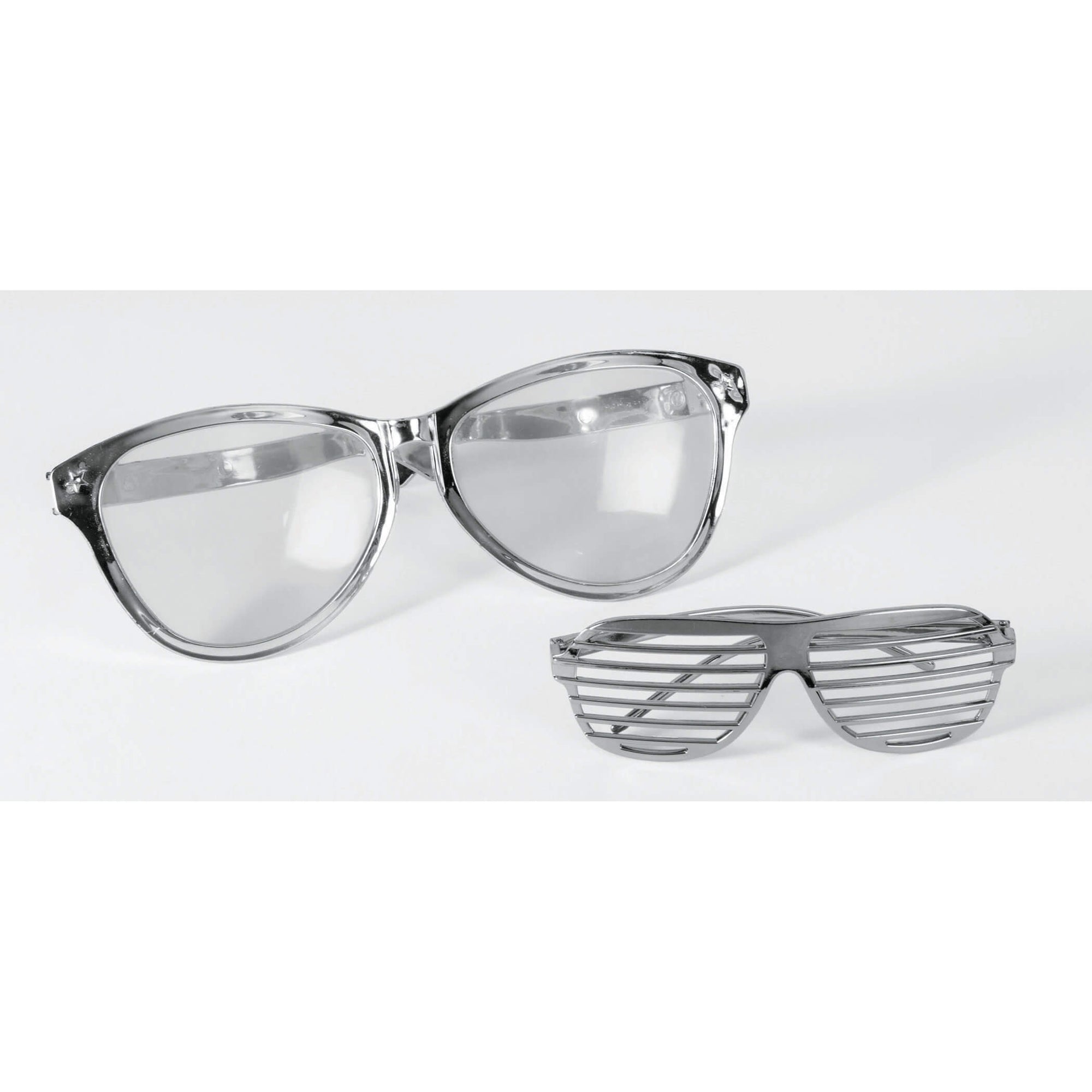 Color Line-Jumbo Glasses-Silver