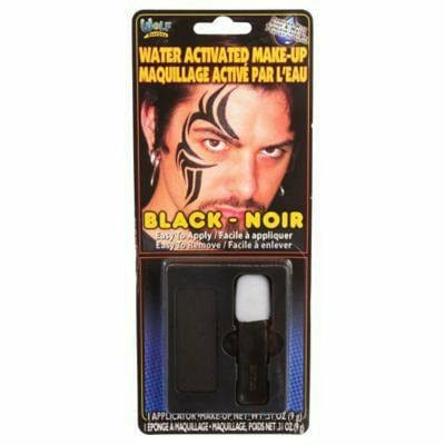 Wolf Novelties COSTUMES: MAKE-UP Water-Based Black Face Paint Makeup Black